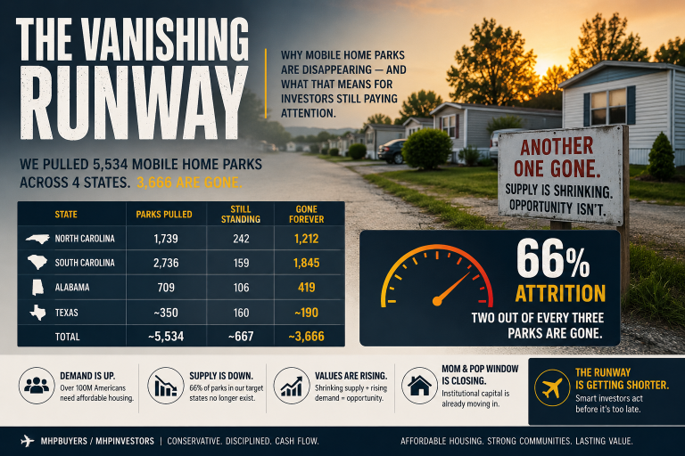 The vanishing runway